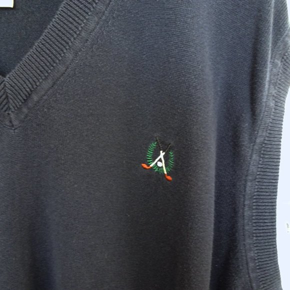 Hunt Club Grand Tour Navy Cotton Vest - Picture 3 of 4